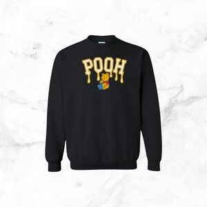 Pooh Sweatshirt - embroidered sweatshirt